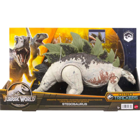 Dinosaurio Jurassic World Stegosaurus Rastreadores Gigantes Mattel