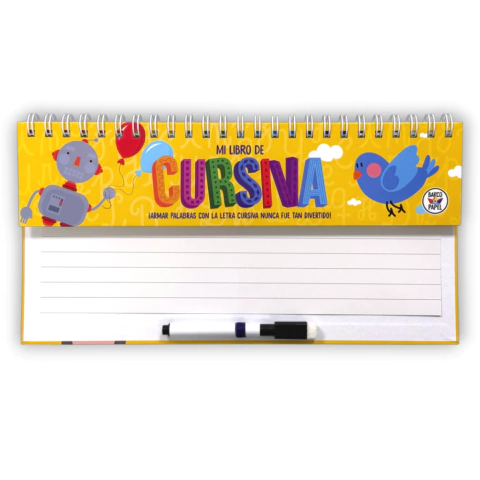 Mi Libro de Cursiva Barco de Papel