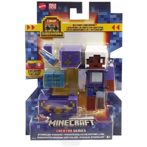Minecraft Serie Creator Figura Poncho Polvo de Estrellas Mattel