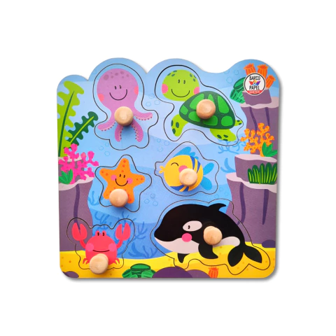 Mis Primeros Encastres Oceano Barco de Papel