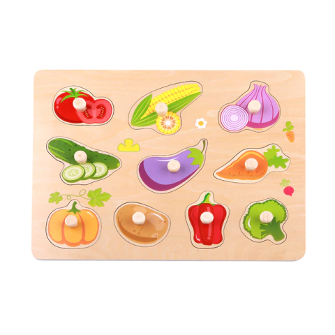 Encaje de Verduras con Ayuda Tooky Toys