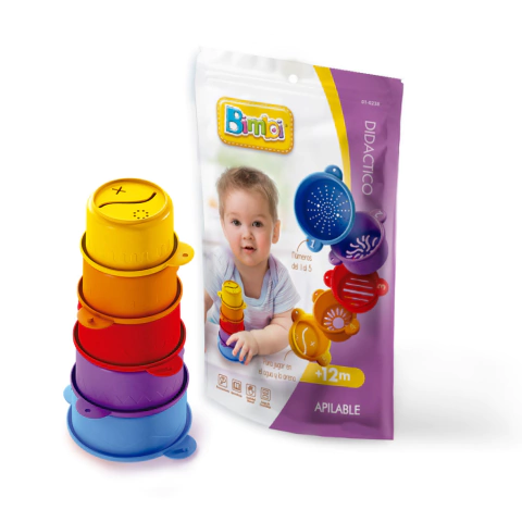 Apilable Didáctico 5 pz en Doypack 0238 Bimbi