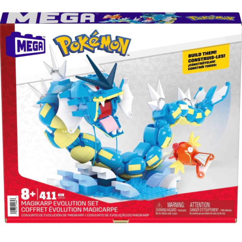 Pokemon Bloques Mega Magikarp Evolution Mattel