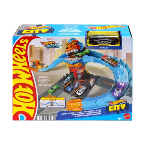 Hot Wheels Pista Ataque del Gorila Mattel