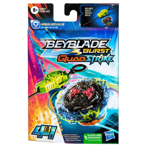 Beyblade Burst Quadstrike Ambush Bazilisk B8 Hasbro