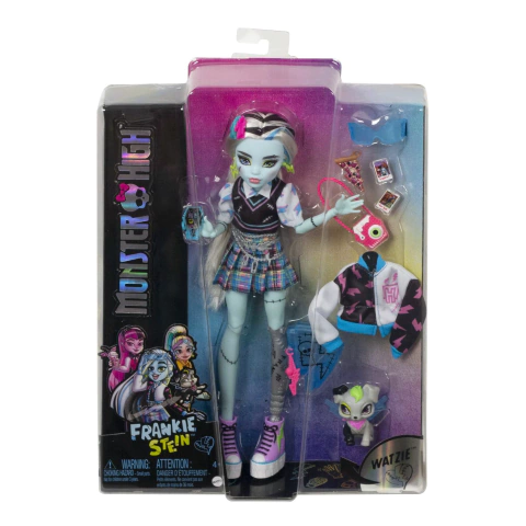 Monster High Con Mascota y Accesorio Frankie Stein