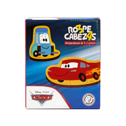 Rompecabezas Cars 3 y 4 Pz Barco de Papel