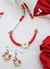 Imagen de Collar + Aros Margarita (conjunto)
