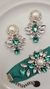 Set Duo Gems -Brazalete + Aros- - comprar online