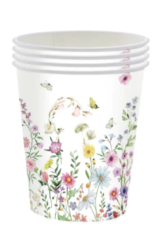 Vasos de polipapel temática "primavera". Precio por unidad en internet