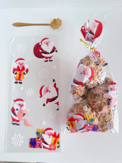 Bolsas diseño papá noel. Pack por 10 unidades. - Capkelitos
