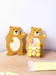 Tarjeta oso con bolsita por 10 unidades en internet