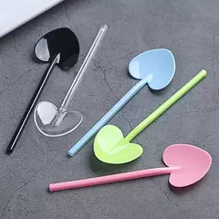 Imagen de Cucharas con forma de corazón. Pack x 10 unidades.