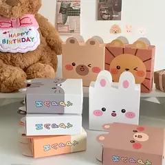 Caja con orejitas "caras de animalitos". Precio por unidad. - comprar online