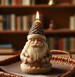 Molde de silicona para VELA/ Noel 9