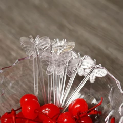 Pinchos de plástico mariposas. Precio por 10 unidades. - tienda online
