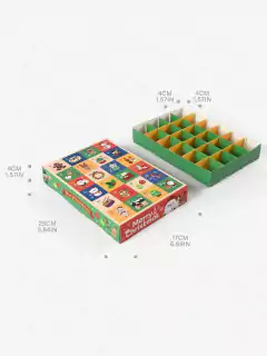 Caja adviento 24 dias. Precio por unidad. - comprar online
