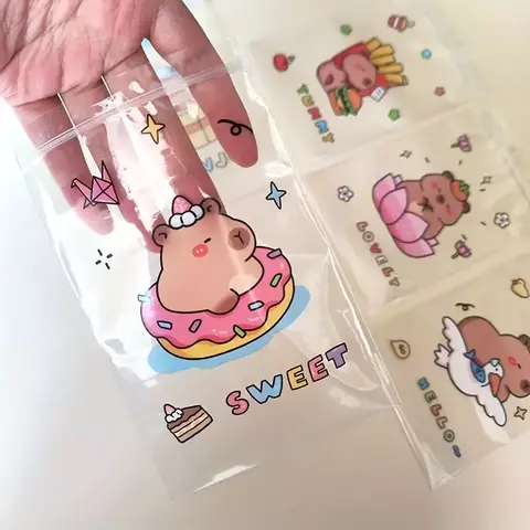 Bolsa de 10x17 cms con cierre hermético capibara. Precio por unidad. - comprar online