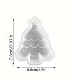 Molde de silicona para VELA/ Pino plano 1 en internet