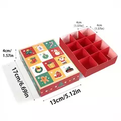 Caja adviento 12 días. Precio por unidad. - Capkelitos