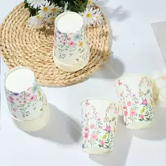 Vasos de polipapel temática "primavera". Precio por unidad - tienda online