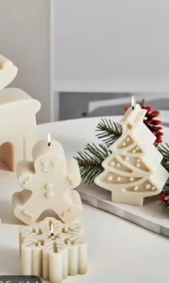 Molde de silicona para VELA/ Pino plano 3