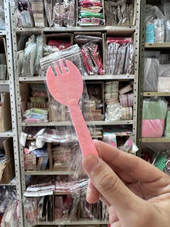 Cuchara-tenedor por 10 unidades