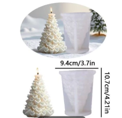 Molde de silicona para VELA/ PINO corazones (relieve) - comprar online