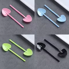 Cucharas con forma de corazón. Pack x 10 unidades. - tienda online