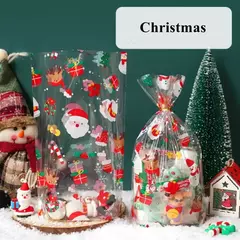 Bolsa navideña. Varios tamaños. Pack por 10 unidades. en internet