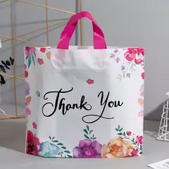 Bolsa con manija "thank you". Varios tamaños. Precio por unidad. - comprar online