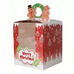 Caja navidad para minipandulce. Precio por unidad. - comprar online