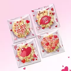 Bolsa opp "San valentin”. Pack por 10 unidades.