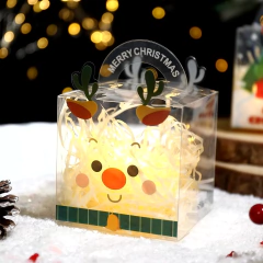 Caja de acetato navidad. Precio por unidad. - Capkelitos