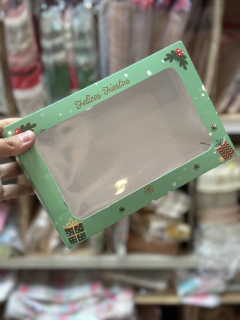 Caja Navidad 21x14x7,5 cms de alto. Precio por unidad.