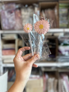 Toppers de flores para decorar. Dos tamaños. Pack x 5 unidades. - tienda online