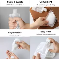 Envase Doypack con tapa. 3 tamaños. Precio por unidad. - Capkelitos