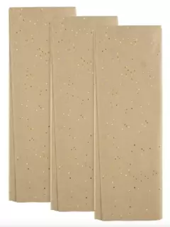 Papel seda natural con brillos de colores. Pack x 2 unidades. - tienda online