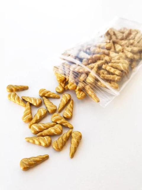 Sprinkles cuerno unicornio dorado