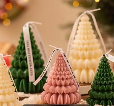 Molde de silicona para VELA/ PINO