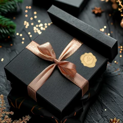 25 Stickers imitación sello de lacre. Color: dorado ó plateado. - tienda online