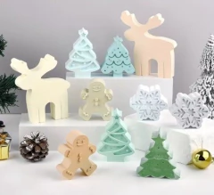 Molde de silicona para VELA/ Pino plano 3 en internet