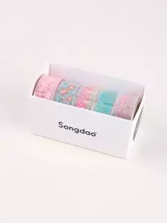 Cinta transparente estampada caja con 5 unidades - Capkelitos