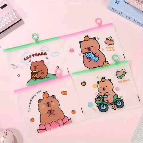 Bolsa estuche de PVC. Diseño capibara. Precio por unidad. - comprar online