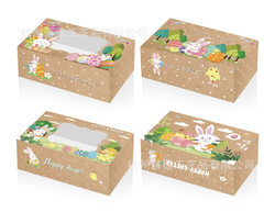 Cajas Pascua con visor 22x15x7 cms. Precio por unidad.