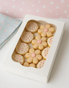 Caja blanca con visor. 20x14,5x3,5 cms. en internet