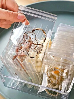 Estuche con cierre hermético. Varios tamaños, ideal joyeria. Precio por unidad. - comprar online