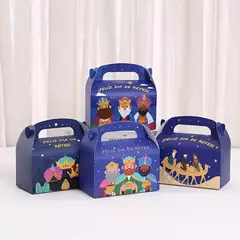 Caja modelo reyes magos. 4 diseños disponibles. Precio por unidad