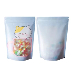 Bolsa doypack gatito en taza. Precio por unidad en internet