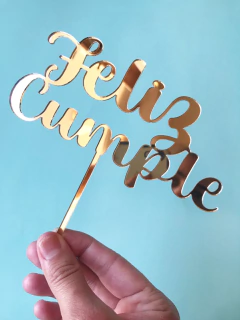 Cake Topper Feliz Cumple